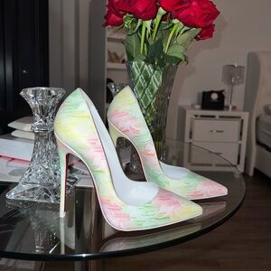 NEVER WORN Christian Louboutin So Kate Heels - Limited Edition Multicolor